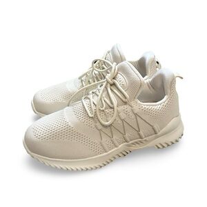 Akk Womens Training Sneakers Running White Shoes Walking Tennis Size 8.5